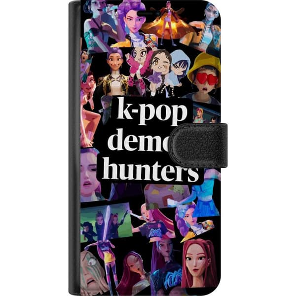 Kompatibel Tegnebogsetui til Apple iPhone 12 KPop Demon Hunters glow edition-samlerobjekt