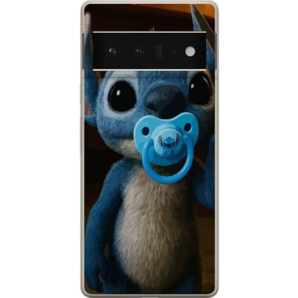 Google Pixel 6 Pro Genomskinligt Skal Stitch & Napp – babyte