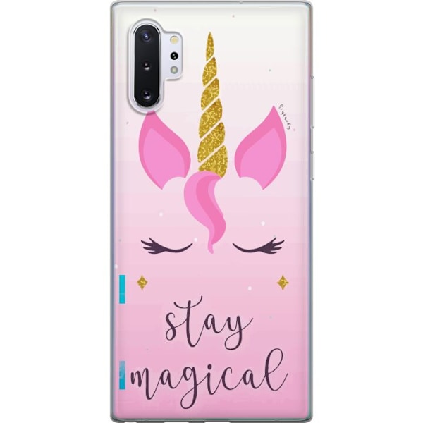 Samsung Galaxy Note10+ Läpinäkyvä kuori Yksisarvien kasvot