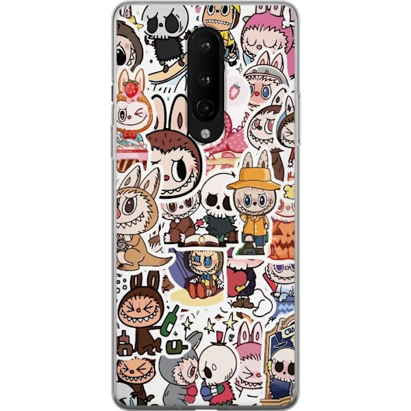 OnePlus 8 Läpinäkyvä kuori Labubu All-Stars – POP MART Er