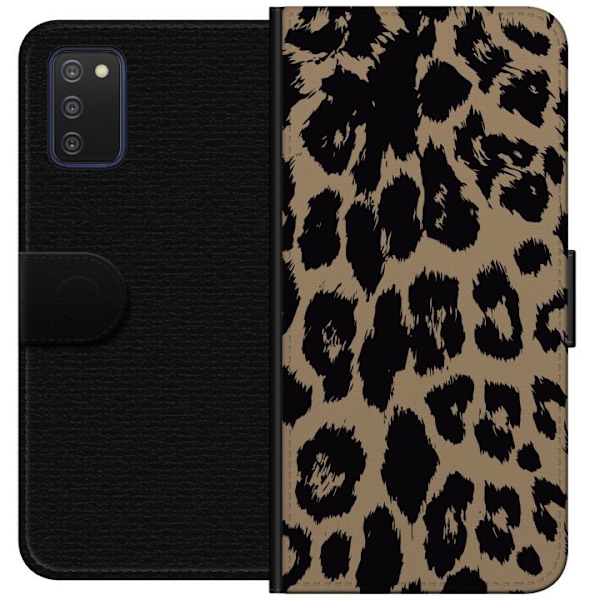 Samsung Galaxy A03s Tegnebogsetui Leopard