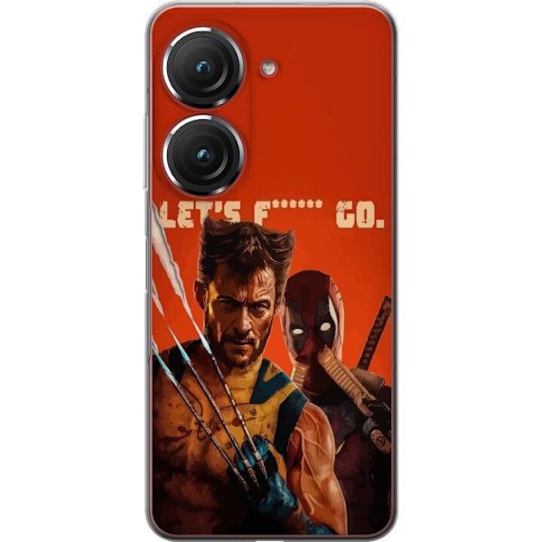 Asus Zenfone 9 Gennemsigtig cover Deadpool & Wolverine