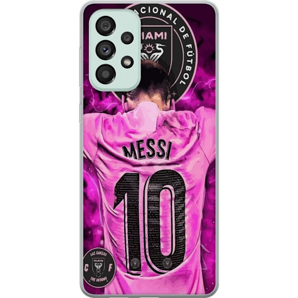 Samsung Galaxy A73 5G Gennemsigtig cover Messi