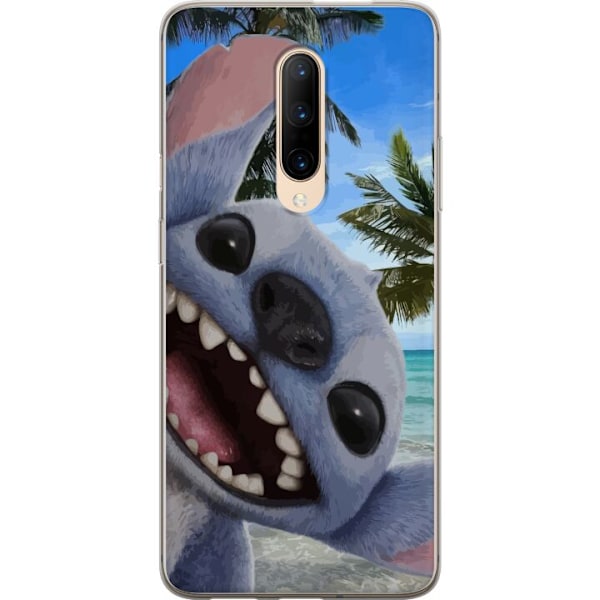 OnePlus 7 Pro Läpinäkyvä kuori Stitch-matkapuhelinkotelo, jossa on suloiset ystävyysmaalaukset.