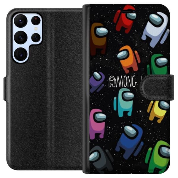 Kompatibelt Plånboksfodral till Samsung Galaxy S22 Ultra 5G Among Us
