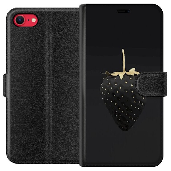 Apple iPhone 7 Plånboksfodral Lyxig Jordgubbe