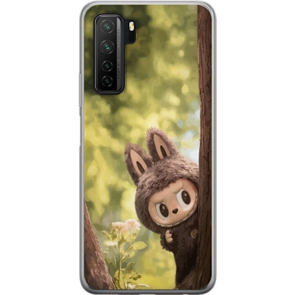 Huawei P40 lite 5G Läpinäkyvä kuori Labubu Graffiti Vibes