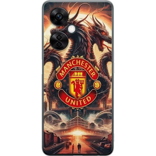 OnePlus Nord CE3 Genomskinligt Skal Manchester United