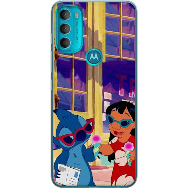 Motorola Moto G71 5G Genomskinligt Skal lilo and stitch 2025