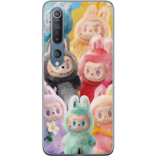 Xiaomi Mi 10 5G Genomskinligt Skal Labubu Sketch Style – Han
