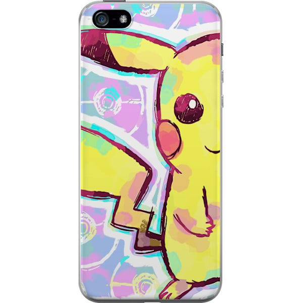 Apple iPhone 5 Genomskinligt Skal Pikachu 3D