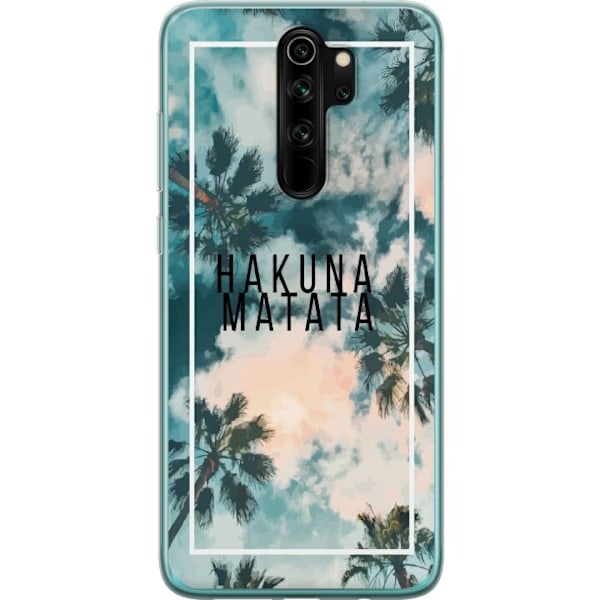 Xiaomi Redmi Note 8 Pro  Gennemsigtig cover Hakuna Matata