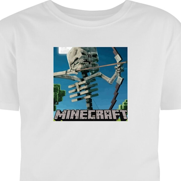 T-skjorte for Voksen | Klassisk Voksen-T-skjorte A Minecraft Movie hvit L