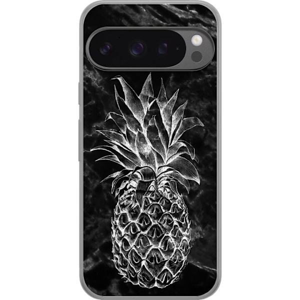 Google Pixel 9 Pro XL Läpinäkyvä kuori Marmorinananas