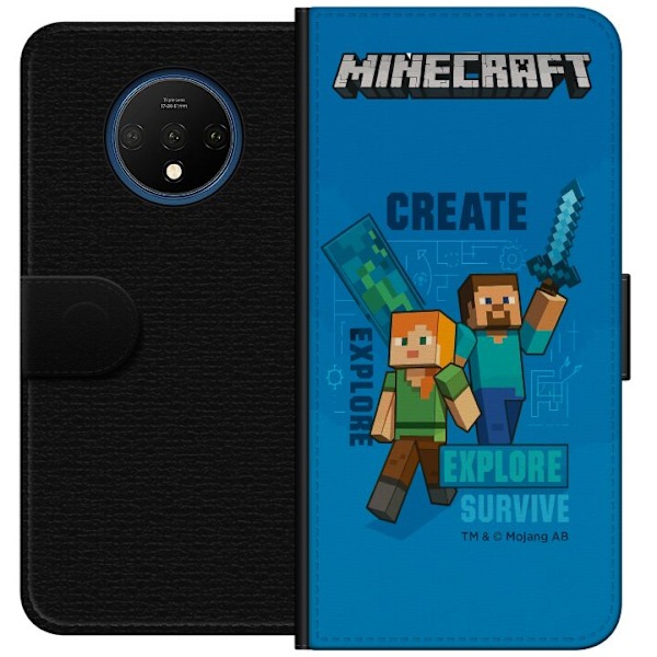 OnePlus 7T Lompakkokotelo Minecraft Luolastot