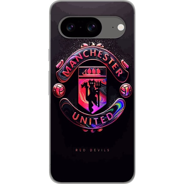 Google Pixel 8 Gennemsigtig cover Manchester United