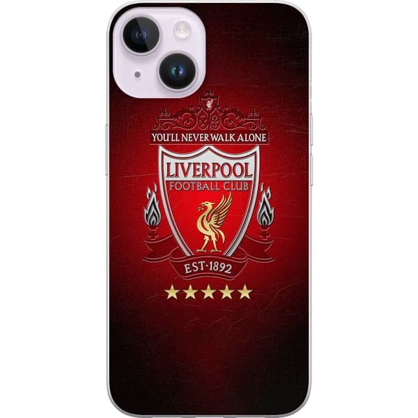 Kompatibelt Mobildeksel til Apple iPhone 14 YNWA Liverpool