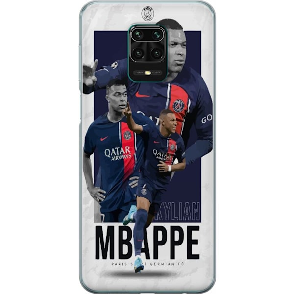 Xiaomi Redmi Note 9 Pro Gjennomsiktig deksel Kylian Mbappé