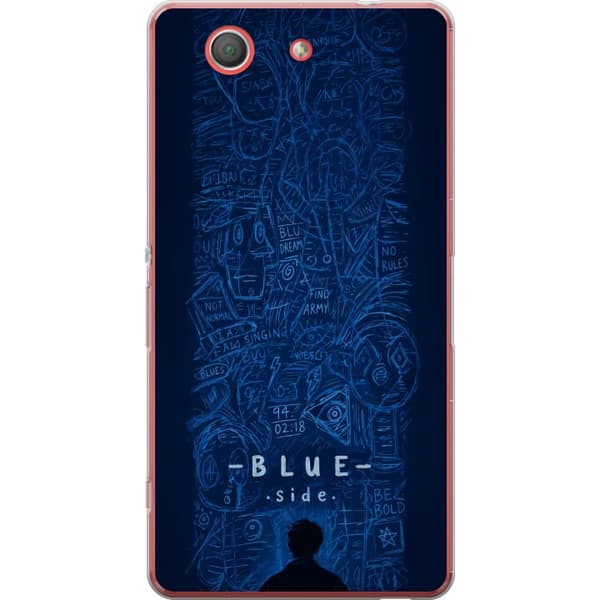Kompatibelt Mobildeksel til Sony Xperia Z3 Compact Blue Side illustration blå