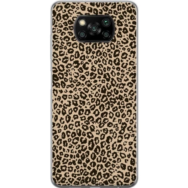 Kompatibel Mobilcover til Xiaomi Poco X3 NFC Leopard Mønster