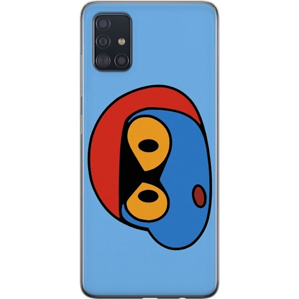 Samsung Galaxy A51 Gjennomsiktig deksel Bold Bot Head