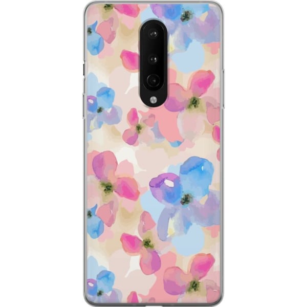 OnePlus 8 Genomskinligt Skal Blomsterlyx