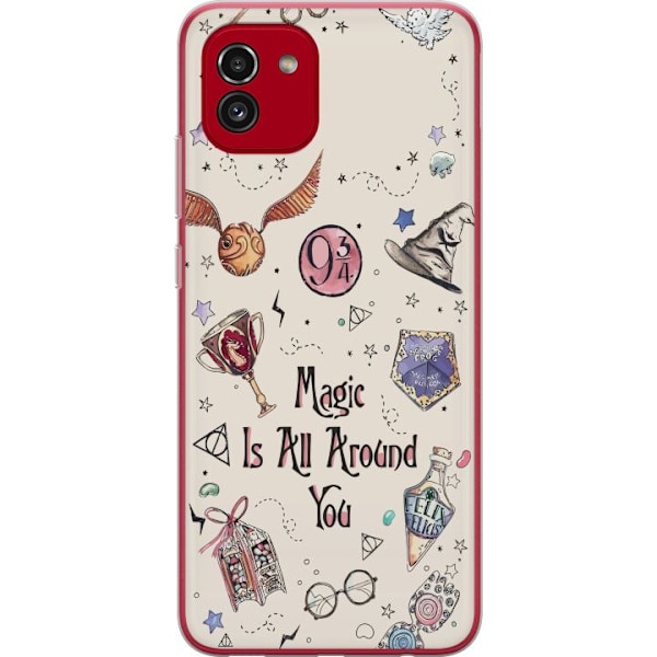 Samsung Galaxy A03 Gennemsigtig cover Harry Potter