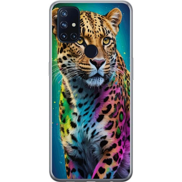 OnePlus Nord N10 5G Gennemsigtig cover Leopard