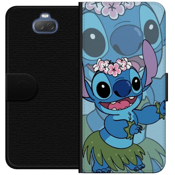 Sony Xperia 10 Tegnebogsetui Stitch under Stjernerne - Magisk