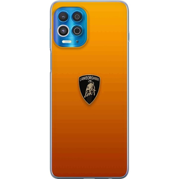 Motorola Edge S Läpinäkyvä kuori Lamborghini