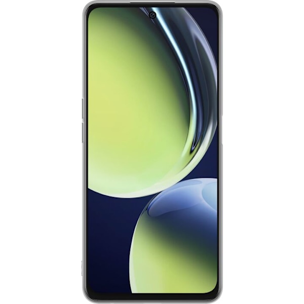 OnePlus Nord CE 3 Lite Gennemsigtig cover Pressede blomster