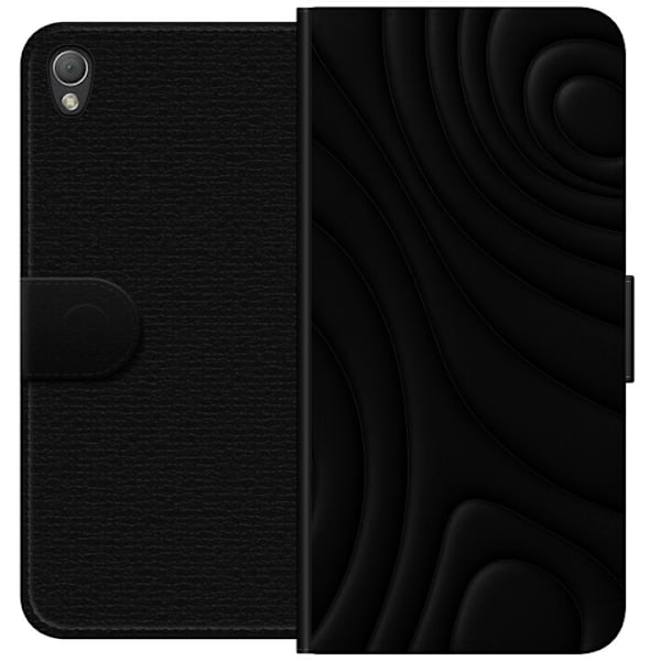 Sony Xperia Z3 Plånboksfodral Black Waves