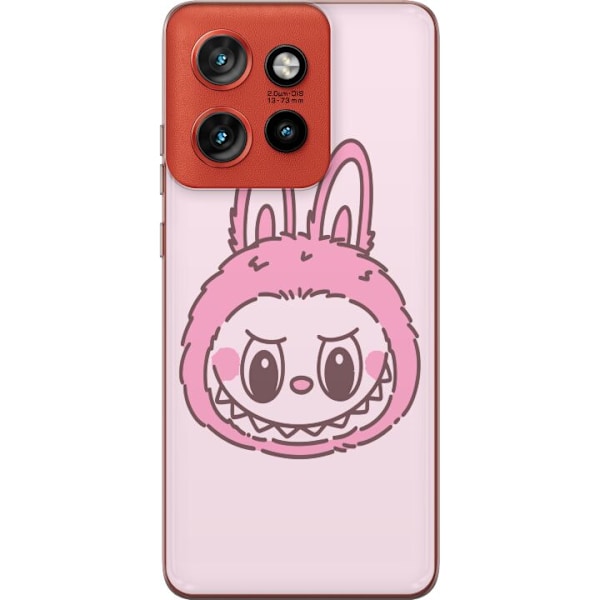 Motorola Edge 50 Neo Läpinäkyvä kuori Labubu Eläinradan Bunny-versio