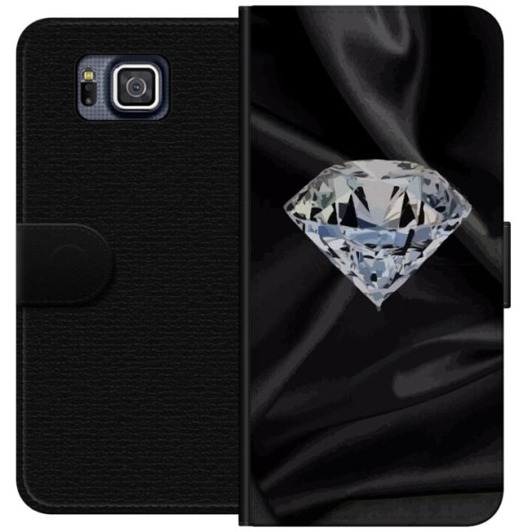 Samsung Galaxy Alpha Lompakkokotelo Silkkidiamantti