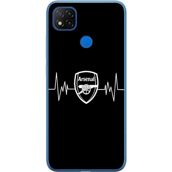 Xiaomi Redmi 9C Läpinäkyvä kuori Arsenal