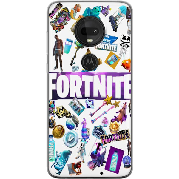 Motorola Moto G7 Gjennomsiktig deksel Fortnite