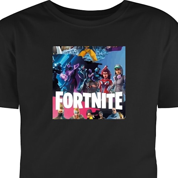 T-skjorte for Voksen | Klassisk Voksen-T-skjorte Fortnite svart S