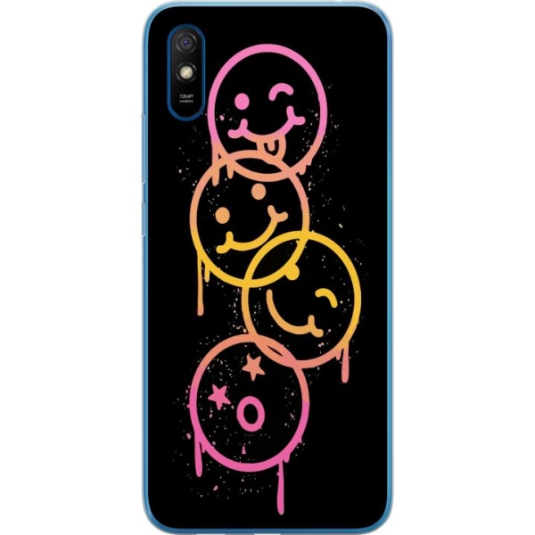 Xiaomi Redmi 9AT Gjennomsiktig deksel Smiley