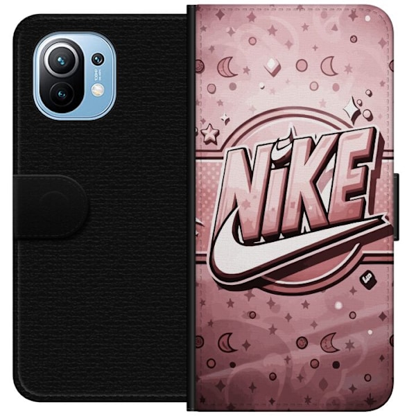 Xiaomi Mi 11 Lompakkokotelo Nike Vaaleanpunainen