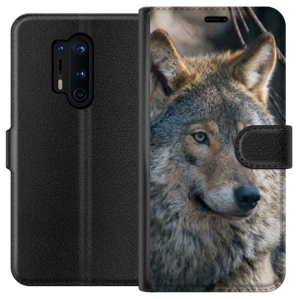 Kompatibelt Plånboksfodral till OnePlus 8 Pro Varg