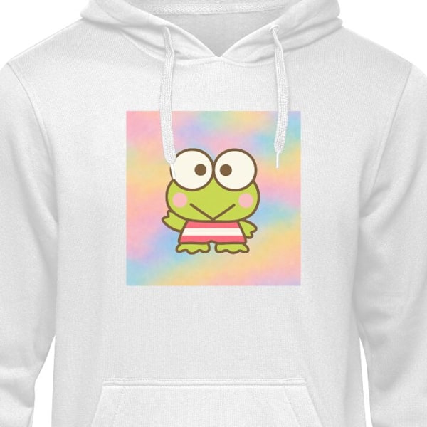 Hoodie til Voksen | Behagelig Hættetrøje Kawaii Sanrio Keppo hvid L