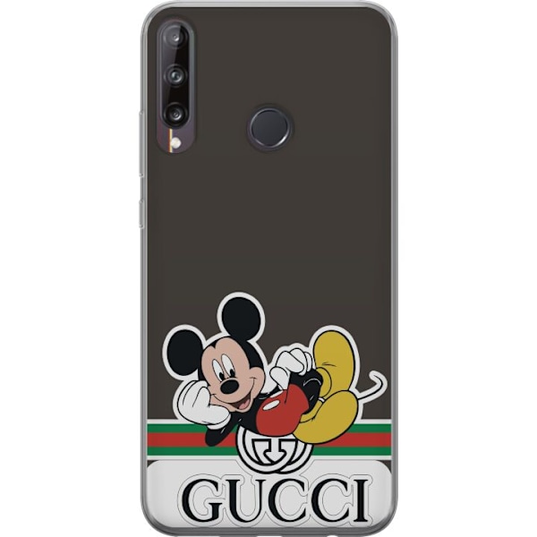 Huawei P40 lite E Läpinäkyvä kuori Gucci Musse Pig