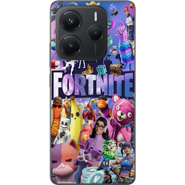 Xiaomi Redmi Note 14 Gjennomsiktig deksel Fortnite Gruppe