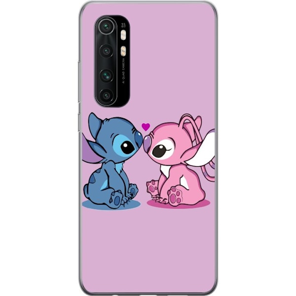 Xiaomi Mi Note 10 Lite Läpinäkyvä kuori lilo & stitch 2025