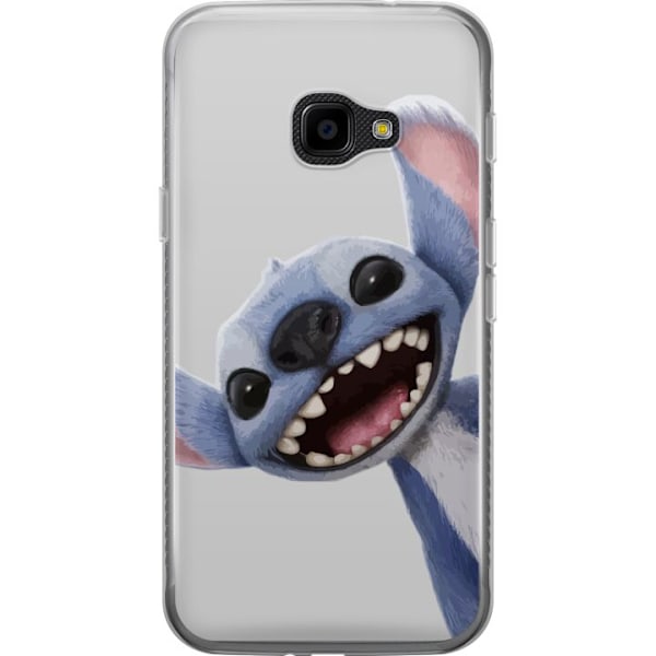 Samsung Galaxy Xcover 4 Genomskinligt Skal Stitch i Fart – Kawaii Design för Fans & Barn