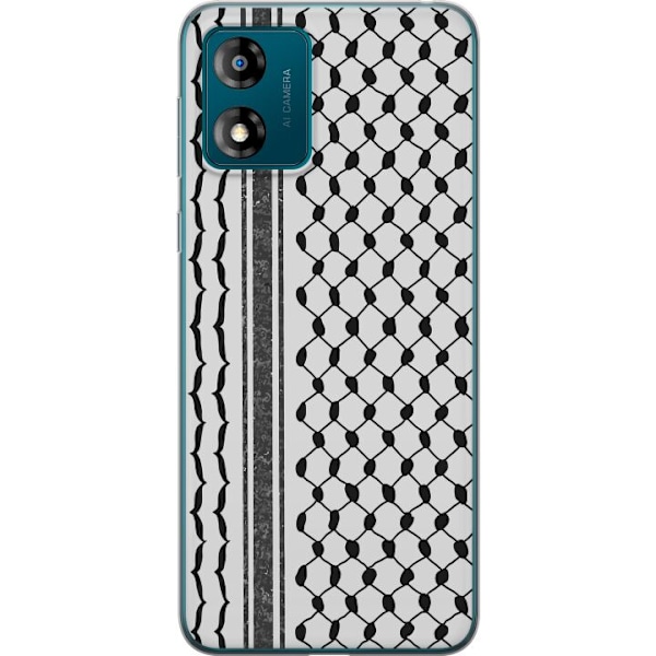 Motorola Moto E13 Gjennomsiktig deksel Palestinsk mønster - i