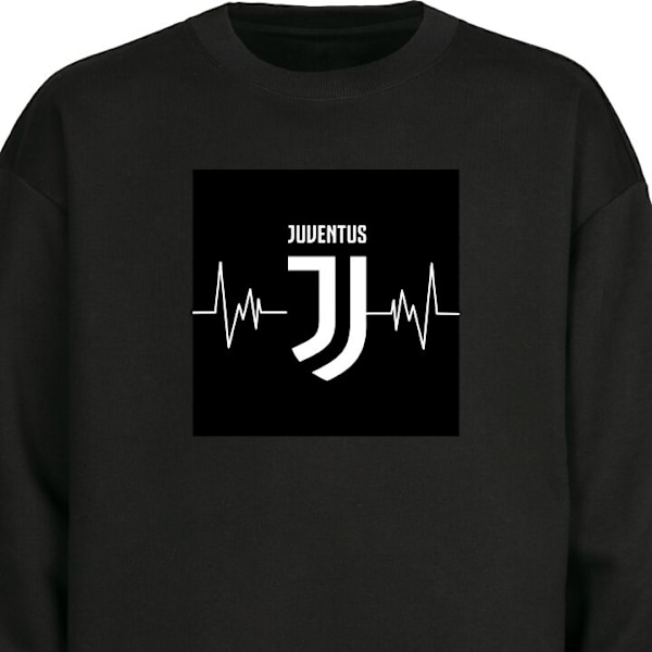 Sweatshirt for Voksen | Klassisk Collegegenser Juventus svart XXL