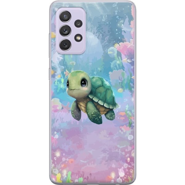 Samsung Galaxy A52s 5G Läpinäkyvä kuori Kilpikonna