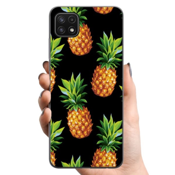 Samsung Galaxy A22 5G TPU Matkapuhelimen kuori Ananas