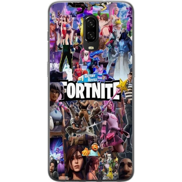 OnePlus 6T Gennemsigtig cover Fortnite